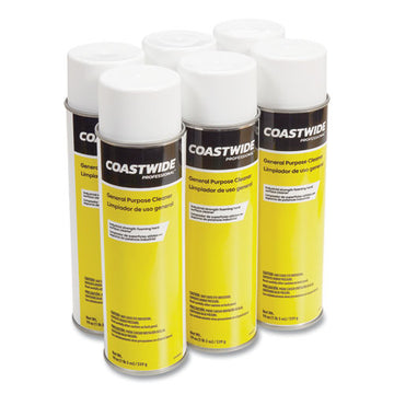 Coastwide Professional™ General Purpose Cleaner, Fresh And Clean Scent, 19 Oz Aerosol Spray, 6-carton freeshipping - TVN Wholesale